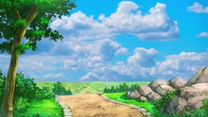 小清新动漫风景 