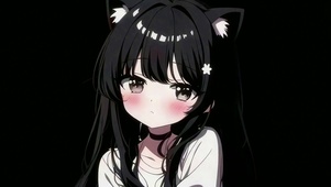 黑羽猫耳少女