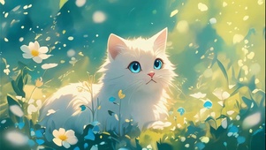 花海波斯猫