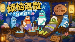 烦恼退散好运冒泡