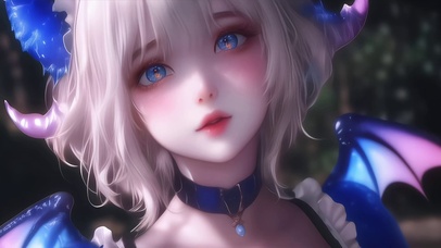 恶魔小色孽蓝翼少女萝莉