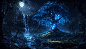 夜晚的森林