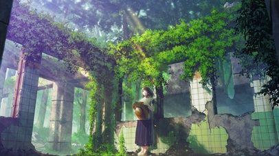 唯美治愈护眼遥望景色