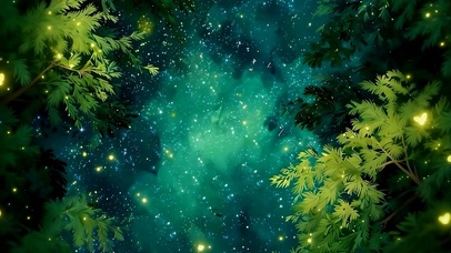 护眼绿景