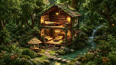 森林小屋-无缝循环