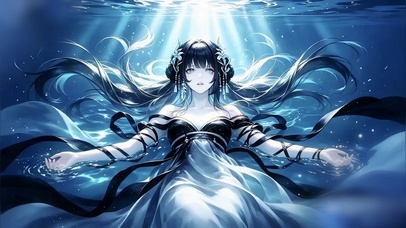 深海浮光古风少女