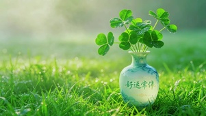 4K护眼治愈幸运草