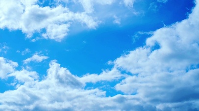 唯美蓝天白云4K