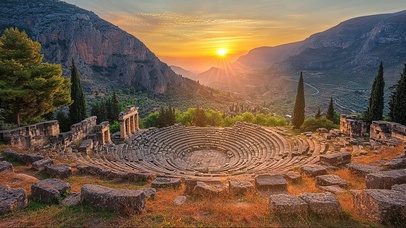 古希腊歌剧院遗址