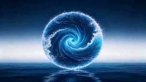 水浪旋涡