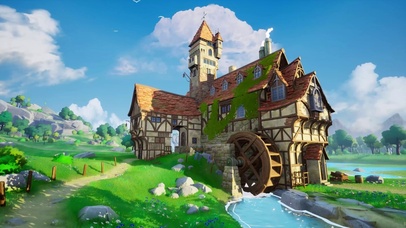 治愈插画郊外小屋