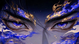 蓝金瞳中的神话画卷