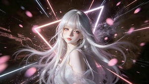 银发少女
