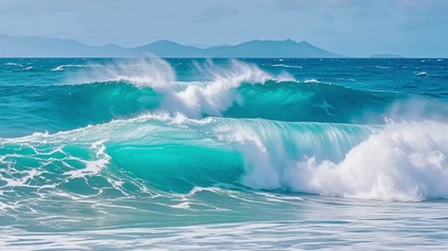 唯美壮观海浪4K