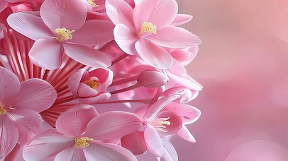 护眼花朵带鱼屏