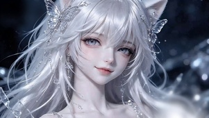 唯美狐耳少女