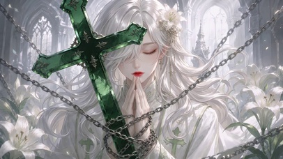 祈祷的少女