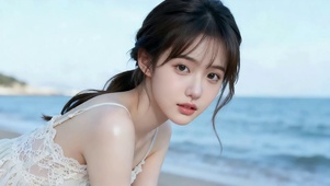 甜系元气感美女