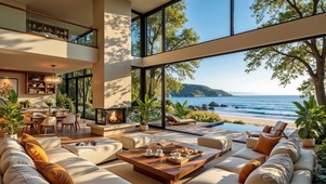 海边午后阳光屋