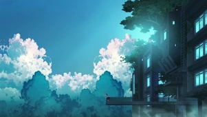 微风拂面晴空万里 