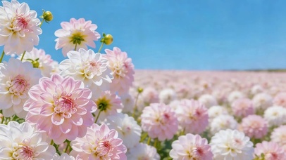 小清新鲜花盛开