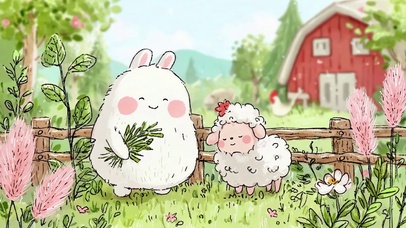 小团子和可爱羊