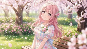 花园美女