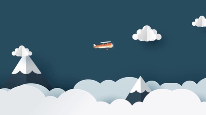 小飞机 解压壁纸