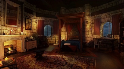 中世纪房间雨声