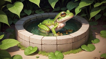 水中青蛙
