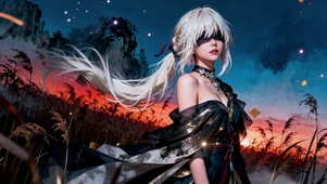 银华少女古风cos奇幻黄昏絮语