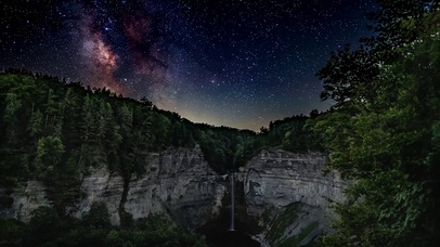 高山星空美景