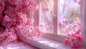 桃花朵朵