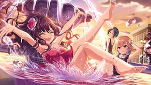 戏水