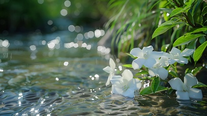 流水小花