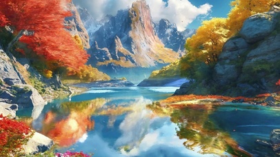 美丽湖泊