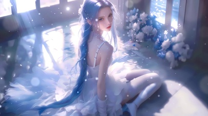 AI唯美清纯少女