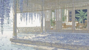 洁白古风建筑