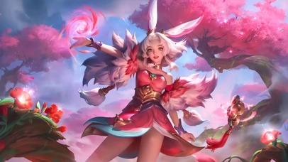 森林兔耳少女