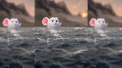 斑布猫-水中救鼠