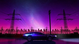 4K行驶的汽车