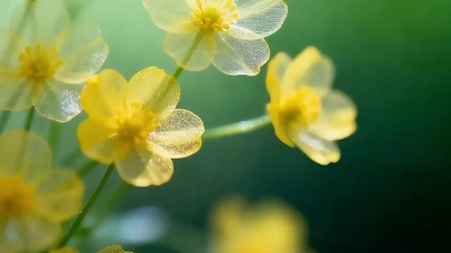 护眼花草带鱼屏