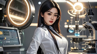 实验室美女科学家2