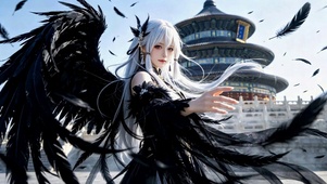 黑羽古塔少女