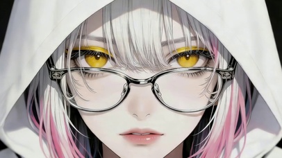 治愈白发女孩