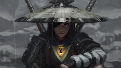 流浪的武士少女