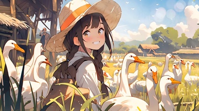 2K 田野中的女孩