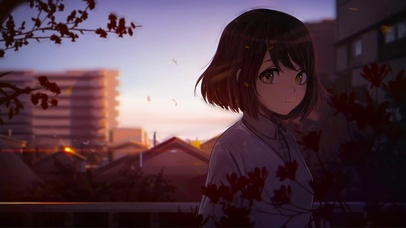 夕阳少女