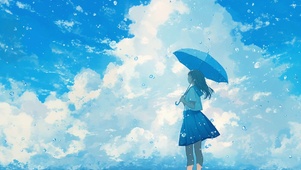 雨中漫步