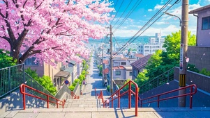 樱花城镇